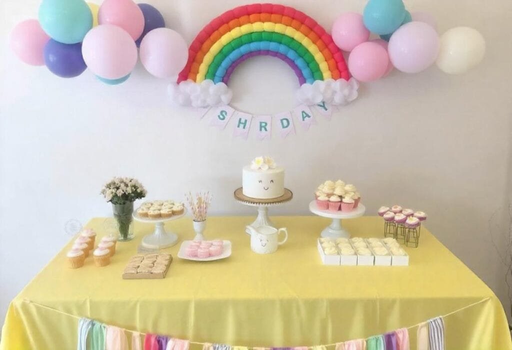 pastel rainbow