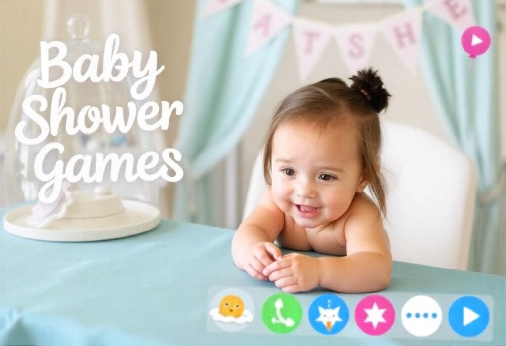 virtual baby shower games