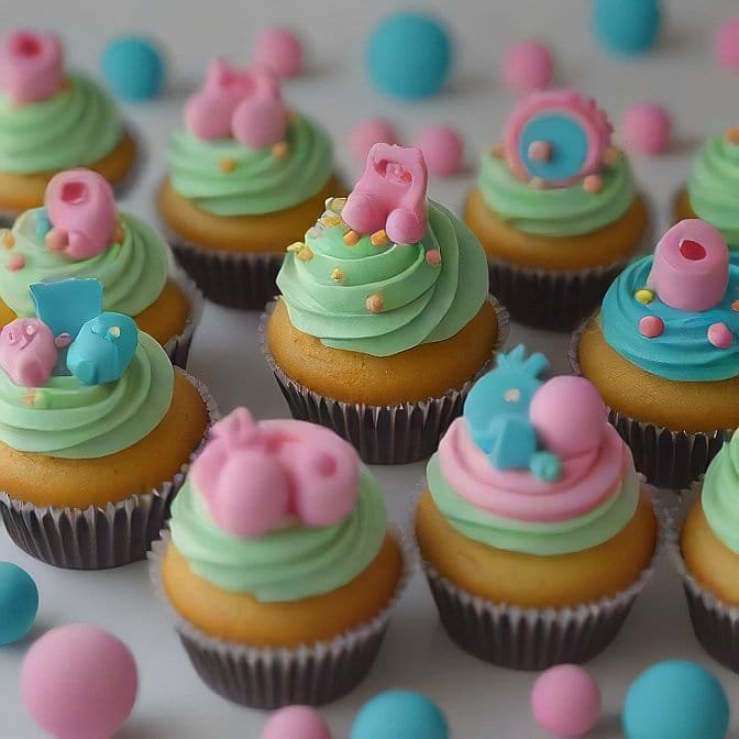 Baby Shower Cupcakes